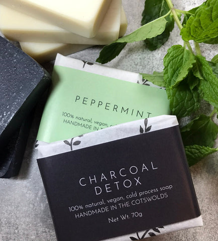 Soap Gift Set - Peppermint and Charcoal