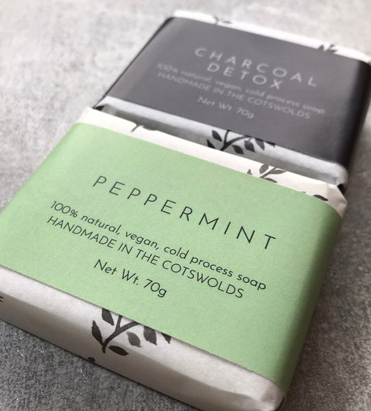 Soap Gift Set - Peppermint and Charcoal